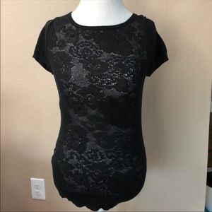 Loft Lace Front Sweater